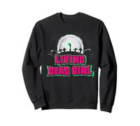 Living Dead Girl Zombie Femme Noir Horreur Halloween Sweatshirt