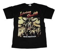 Living Death Metal Revolution 1985 German Thrash Destruction T-Shirt Black 3XL