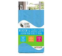 Living Eco Home Greener Chiffon de Nettoyage pour vitres et vitres, 1 Lot de Chiffons en Microfibre