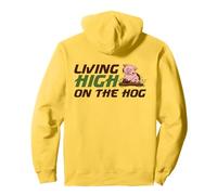 Living High On The Hog Cochon Ferme Agriculture Cochon Sweat à Capuche