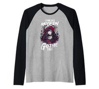 Living in A Modern Gothic Tale Citation Gothic Anime Girl Manche Raglan