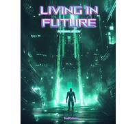 Living in Future - Das Leben in der Zukunft zum Ausmalen für Science-Fiction Fans: 50 hochwertige Bilder mit Cyborgs, Aliens, Robotern in futuristischen Cyperpunk Welten
