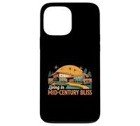Living in Mid Century Bliss MCM House Design Coque pour iPhone 13 Pro Max