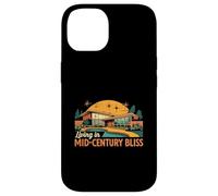 Living in Mid Century Bliss MCM House Design Coque pour iPhone 14