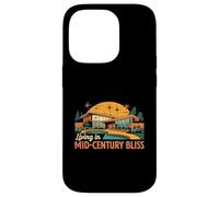 Living in Mid Century Bliss MCM House Design Coque pour iPhone 14 Pro