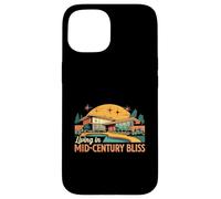 Living in Mid Century Bliss MCM House Design Coque pour iPhone 15