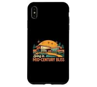 Living in Mid Century Bliss MCM House Design Coque pour iPhone XS Max