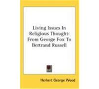 Living Issues in Religious Thought