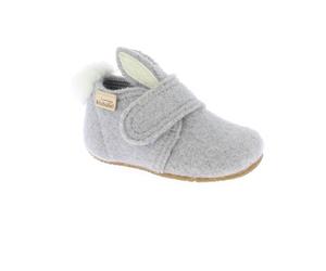 Living Kitzbühel - Baby's Hook-and-Loop Shoes - Bunny with Ears - Chaussons de chalet - EU 25 - light grey