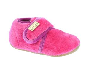 Living Kitzbühel - Baby's Hook-and-Loop Shoes Velvet - Plain - Chaussons de chalet - EU 18 - pink