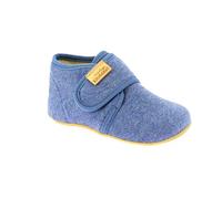 Living Kitzbühel Garçon Unisex Kinder Bébé Velcro. Jersey de Couleur Unie Chausson, Bleu média, 18 EU