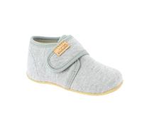 Living Kitzbühel Garçon Unisex Kinder Bébé Velcro. Jersey de Couleur Unie Chausson, Gris Clair, 29 EU
