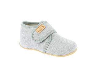 Living Kitzbühel Garçon Unisex Kinder Bébé Velcro. Jersey de Couleur Unie Chausson, Gris Clair, 29 EU