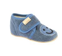 Living Kitzbühel - Kid's Babyklett Frottee Smiley - Chaussons de chalet - EU 20 - denim