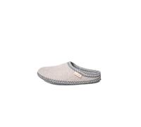 Living Kitzbühel Pantoufles avec ornement au crochet en laine vierge | Chaussons respirants | Semelle intérieure amovible pour un confort individuel | Fabriqué à la main en Europe, Tundra., 43 EU