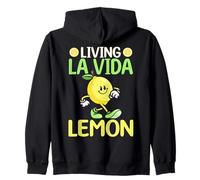 Living La Vida Lemon Cute Walking Citrus Sweat à Capuche