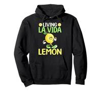 Living La Vida Lemon Cute Walking Citrus Sweat à Capuche