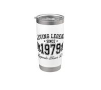 « Living Legend Since 1979 : Legends Never Die » Gobelet isotherme en acier inoxydable double paroi