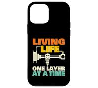 Living Life One Layer at A Time - Impression 3D Geek Coque pour iPhone 12 Mini
