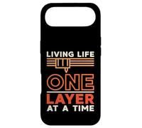 Living Life One Layer at a Time Impression 3D Propriétaire d'imprimante 3D Coque pour iPhone Air
