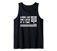 Living Life One Layer At A Time Ventilateur d'impression 3D Débardeur