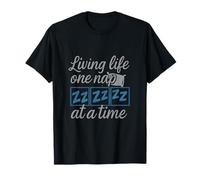 Living Life One Nap At A Time Retirement Humour fantaisie T-Shirt