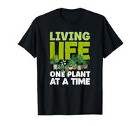 Living Life One Plant Gardener, Amateur de Plantes de Jardin T-Shirt