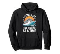 Living Life T-Shirt « One Cruise At A Time » Sweat à Capuche