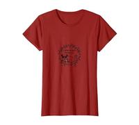 Living My Best Possum Life - Humour Animal Insolite T-Shirt, Femme, Canneberge, S