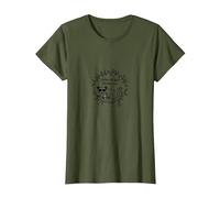 Living My Best Possum Life - Humour Animal Insolite T-Shirt, Femme, Olive, XS