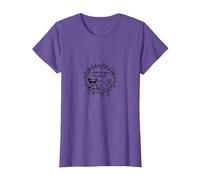 Living My Best Possum Life - Humour Animal Insolite T-Shirt, Femme, Violet chiné, XXL