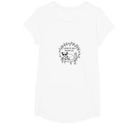 Living My Best Possum Life - Humour Animal Insolite T-Shirt, Fille, Blanc, XS