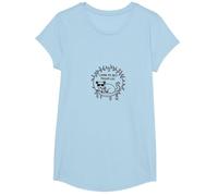 Living My Best Possum Life - Humour Animal Insolite T-Shirt, Fille, Bleu Céleste, XS