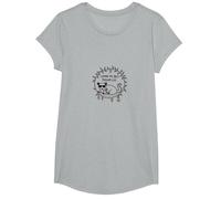 Living My Best Possum Life - Humour Animal Insolite T-Shirt, Fille, Gris Chiné, XS