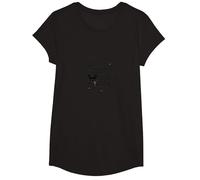 Living My Best Possum Life - Humour Animal Insolite T-Shirt, Fille, Noir, S