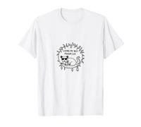 Living My Best Possum Life - Humour Animal Insolite T-Shirt, Homme, Blanc, XL
