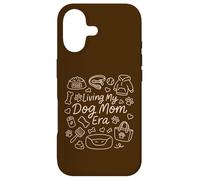 Living My Dog Mom Era, Funny Doodle Graphic Woman Coque pour iPhone 17