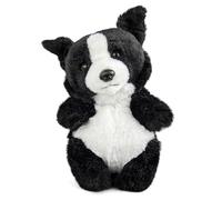 Living Nature Bébé Border Collie en Peluche | Chien Moelleux et Câlin | Cadeau de Jouet Doux pour Nouveau-Nés et Bébés | Écologique Naturli