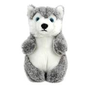 Living Nature Bébé Husky en Peluche | Chien Moelleux et Câlin | Cadeau de Jouet Doux pour Nouveau-Nés et Bébés | Écologique Naturli