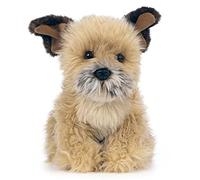 Living Nature Border Terrier Jouet pour chien réaliste en peluche douce et respectueuse de l'environnement 22 cm