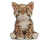 Living Nature Chaton Bengal, Chat en Peluche Doux et Réaliste, 16.5cm