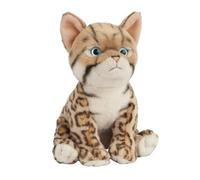 LIVING NATURE-Chaton Bengal peluche 16 cm pour tout âge