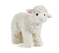 Living Nature Grand Agneau, Agneau en Peluche Doux et Réaliste, Peluche Écologique Naturli, 24cm, White
