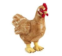 Living Nature Grande Poule, Animal de la Ferme en Peluche Doux et Réaliste, 32cm