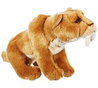 Living Nature Jouet en Peluche Tigre préhistorique à Dents de Sabre en Peluche (30 cm)
