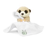 Living Nature Le Suricate Bébé en Peluche | Inclut Une Couverture | Animal de Compagnie Doux et Moelleux | Cadeau en Peluche pour Nouveau-nés et Bébés | Naturli Écologique, Marron