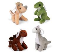 Living Nature Little Porte-clés Dinosaure en Peluche - Clip de Sac Mignon, Charm Fantaisie