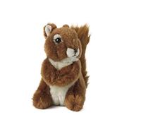 Living Nature Moyen Écureuil, Écureuil en Peluche Doux et Réaliste, Peluche Écologique Naturli, 14cm