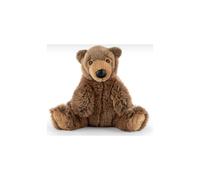 Peluche sonore ours brun 24 cm