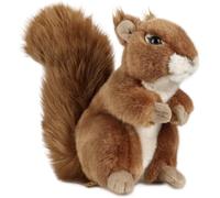 Living Nature,Peluche Écureuil Roux,Écureuil En Peluche Doux,Réaliste Jouets Animaux De La Forêt,Peluches Écureuil À Collectionner,Doudou Écureuil,Idée Cadeau Pour Enfants,17 Cm